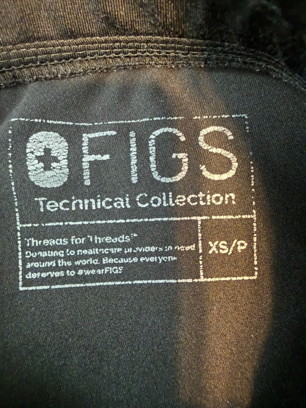 Figs Zamora Technical Collection Black Jogger Scrub Pants XS Petite Nursing - Picture 3 of 7
